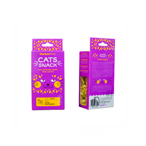 Marbenpets - Cats Snack Rellena Atún con Queso 80 g